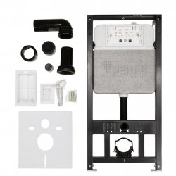 Инсталляция для подвесных унитазов (без клавиши) Novaflow Рехау 19101011001 низкая цена купить оптом и в розницу в Твери