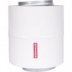 Начальный участок дымохода 60/100 вертикальный коаксиальный (Bosch, Buderus, Navien S/C/E, Baxi ECO Nova/Classic, Baltur, Лемакс, Fondital ) в комплекте фланец Rommer RCA-6010-240100