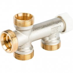 Блок с нижней подводкой для двухтрубной системы, евроконус, M 351/A Luxor 13152721