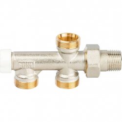 Блок с нижней подводкой для двухтрубной системы, евроконус, M 351/A Luxor 13152721