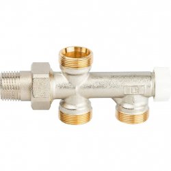 Блок с нижней подводкой для двухтрубной системы, евроконус, M 351/A Luxor 13152721