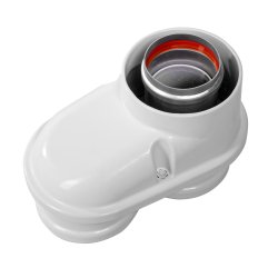 Адаптер дымохода разделительный моноблочный универсальный диам. 80 Royal Thermo RTF04.030 низкая цена, купить в Твери
