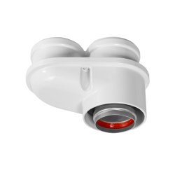 Адаптер дымохода разделительный моноблочный универсальный диам. 80 Royal Thermo RTF04.030 низкая цена, купить в Твери