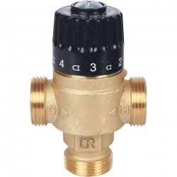 Термостатический смесительный клапан для систем отопления и ГВС 3/4" НР 30-65°С KV 1,8 STOUT SVM-0125-186520 купить в Твери