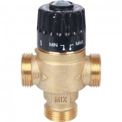 Термостатический смесительный клапан для систем отопления и ГВС 3/4" НР 30-65°С KV 2,3 STOUT SVM-0125-236520 купить в Твери