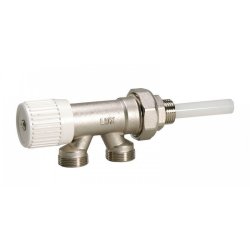 Блок для однотрубной системы с нижней подводкой и ручной регулировкой M 87 (M 80) 1/2'' Luxor 68072100