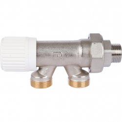 Блок для однотрубной системы с нижней подводкой и ручной регулировкой M 87 (M 80) 1/2'' Luxor 68072100