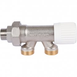 Блок для однотрубной системы с нижней подводкой и ручной регулировкой M 87 (M 80) 1/2'' Luxor 68072100