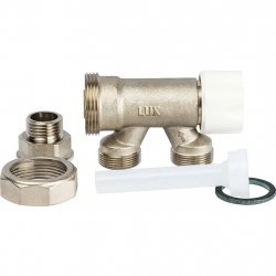 Блок для однотрубной системы с нижней подводкой и термостатической регулировкой MT 282 (MT 280) 1/2'' Luxor 68010021