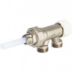 Блок для однотрубной системы с нижней подводкой и термостатической регулировкой MT 282 (MT 280) 1/2'' Luxor 68010021