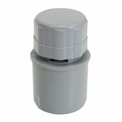Клапан вентиляционный D 50 для внутренней канализации, ПП (серый) Политэк низкая цена купить в Твери