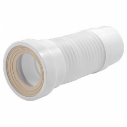 Удлинитель гибкий для унитаза с фановым выпуском 110мм, 290-330 мм T712