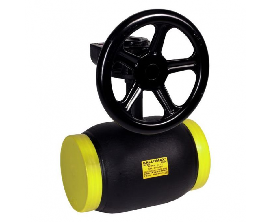 Кран шаровой стальной полнопроходной сварка/сварка, с редуктором Ду 150 ...