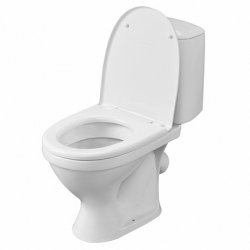 Унитаз-компакт Соната белый (арматура и сиденье, косой выпуск) Santeri