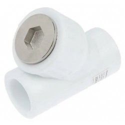 Клапан обратный, полипропилен PPRC 20 белый, Valfex