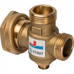 Термостатический смесительный клапан для систем отопления и ГВС G 1"1/4 НР 60°С STOUT SVM-0030-325506 купить в Твери