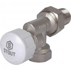 Клапан термостатический, осевой 1/2 STOUT SVT-0005-000015, купить в Твери 