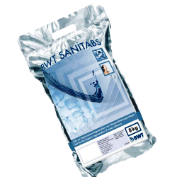 Соль таблетированная с дезинфицирующим действием BWT SANITABS , мешок 8 кг