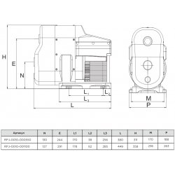 Установка водоснабжения HYDROLIFT 550 Вт Rommer