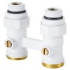 Узел нижнего подключения прямой 1/2"х3/4" EK (белый) Royal Thermo  купить в Твери, Конаково, Завидово, Осташков, Ржев, Старица, Торжок, Кимры