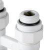 Узел нижнего подключения прямой 1/2"х3/4" EK (белый) Royal Thermo  купить в Твери, Конаково, Завидово, Осташков, Ржев, Старица, Торжок, Кимры