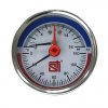 Термоманометр аксиальный D63 120°C 16 bar УП (G1/2) Sti