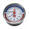 Термоманометр аксиальный D80 120°C 4 bar УП (G1/2) Sti