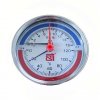 Термоманометр аксиальный D80 120°C 16 bar УП (G1/2) Sti