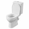 Унитаз-компакт Орион белый (арматура и сиденье, косой выпуск) Santeri
