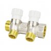 Коллектор распределительный с запорными клапанами 3/4", 2 отвода 1/2" Varmega
