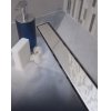 Трап для душа, линейный, водоотводящий желоб с боковым сливом O40 MCH рамка пласт. 550 мм. KLASIK Chudej CH 550 K