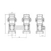 Узел нижнего подключения прямой 1/2"х3/4"EK Ogint 022-4041
