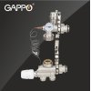 Насосно-смесительный узел для теплого пола без насоса 1", 20-60 °С, Gappo G1491