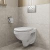 Инсталляция с подвесным унитазом (комплект: инсталляция, унитаз, сиденье SoftClose, кнопка белая) Альфа комфорт ПЭК Santeri