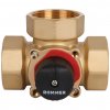 Клапан латунный смесительный 3-х ходовой 2" вн.р. KVs 40м3/ч. (DN50/PN10) Rommer RVM-0003-040050