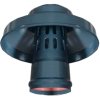 Оголовок дымохода с ветрозащитой D 80мм. черный (Алюминий) Rommer