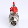 Кран американка шаровый с полусгоном 1/2" вн.-нар. (бабочка красная) Base Valtec VT.227.N.04