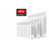 Радиатор биметаллический с боковым подключением, высота 500 мм., 4 секций (белый RAL 9016) Monolit Rifar 3RM50-4 низкая цена,купить в Твери