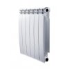 Радиатор отопления алюминиевый секционный с боковым подключением 500х100 мм. 4 секции, Grand STI
