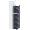 Радиатор отопления биметаллический вертикальный с нижним центральным подключением, высота 1760х500х77 мм. 22 секций, (цвет Титан) Convex Rifar