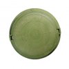 Люк полимерный легкий малый зелёный, без замков, нагрузка 15 кН низкая цена купить в Твери