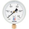 Манометр с поверкой тип ТМ-510Р.00, 0-10кгс/см2 100мм, G1/2"(снизу), кл.1,5, корпус-сталь,черн, Росма